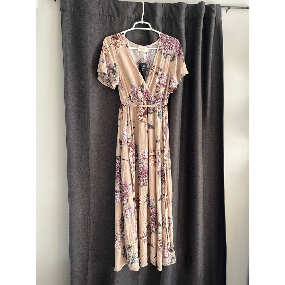 BELLA ELLA BLOOMED HAPPINESS FLORAL MAXI DRESS